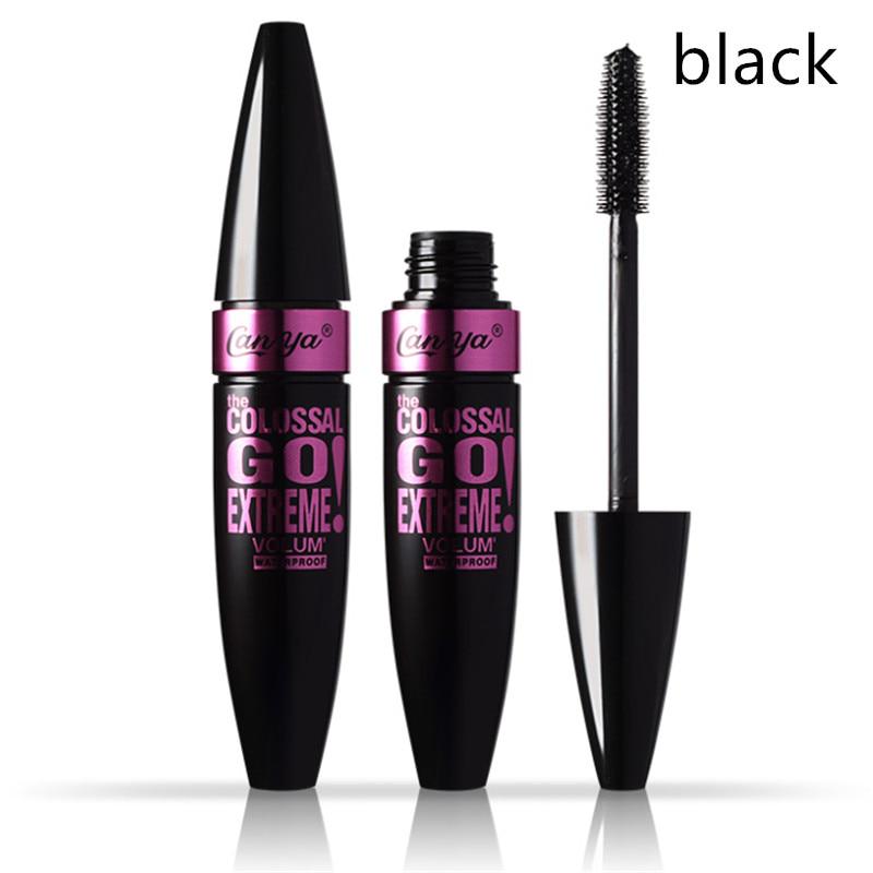 4D тушь для ресниц Водостойкая тушь для ресниц Маска для ресниц Roll Makeup Volume4D Тушь для ресниц с шелковым волокном Длинная завивка