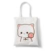 Kawaii Cats Cute Animal Fashion Shopper Bag High Capacity Canvas Bags Women Tote Bag Handbags Casual Girl Shoulder Bag For Girls