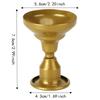 2pcs Tabletop Decor Candle Holder Gold Desktop Candle Stand Candlestick Holder  Dining Table Decor