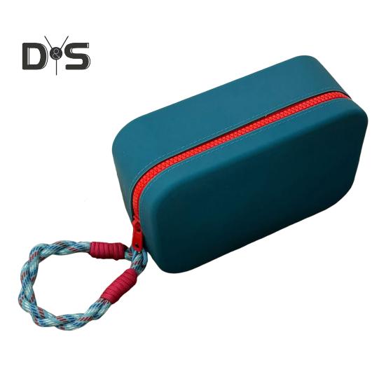 Силиконовая сумка для хранения большой емкости, водонепроницаемая застежка-молния, портативная косметичка, органайзер для косметики