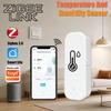 ZigBee Умный домашний датчик температуры и влажности Мониторинг через приложение Высокоточный термометр гигрометр для Tuya Alexa Google Assistant