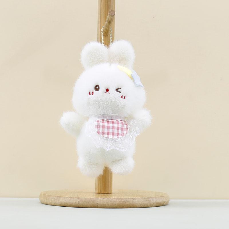 Cute Plush Animal Keyring Pp Cotton Filling Cartoon Style Kids Doll Collector