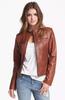 AL KHALID Slim-fit Genuine Leather Motorcycle Biker Stylish Decent Jacket Womens