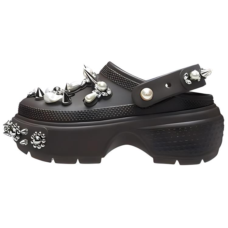 Simone Rocha x Crocs Stomp Clog Эспрессо Мужские Кроссовки Коричневые 210942-206