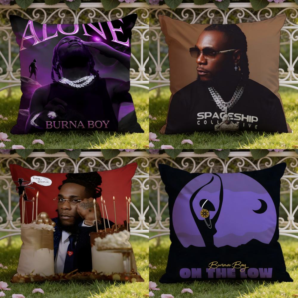 B-Burna Поющая Мальчик Наволочка для Дома и Машины Двухсторонний Чехол на Подушку: Двусторонняя конструкция для максимального комфорта