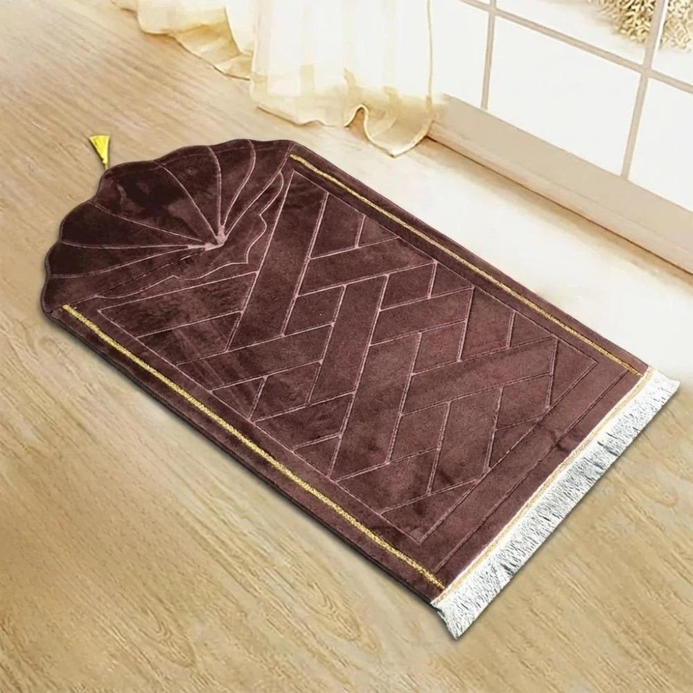 Flannel Prayer Mat Soft Home Carpets High Quality Prayer Carpet Rug For Multiple Scenes