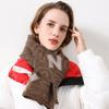 Autumn and Winter New Scarf Thickened Warm Double-sided Letter Scarf Street Fashion Versatile Multi-color Extended Scarf