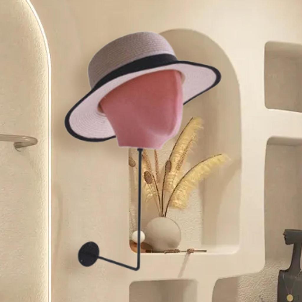 Держатель для шляп Дисплей Стайлинг Прочная подставка для волос Голова манекена Модель для шарфов Торговый центр