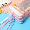 Waterproof Phone Holder with Lanyard Cute Pouch Floating Airbag And Lanyard Clear PVC Cellphone Dry Bag for Swimming Beach Rafting Protection