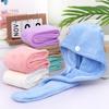 Women Long Hair Quick-Dry Hair Towel Soft Microfiber Towels Shower Cap Hair Drying Cap Super Absorbent Towel