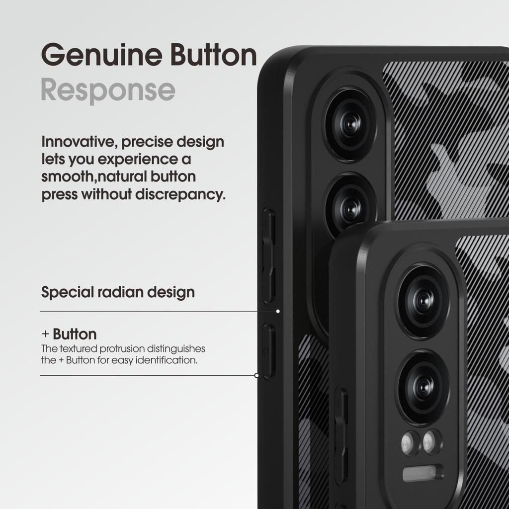 (В комплекте ремешок на запястье)Чехол-накладка IBMRS Camo для Oppo K12x (ТПУ + Поликарбонат | Матовый черный)