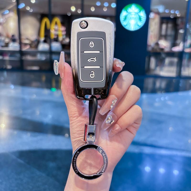 Чехол для дистанционного ключа из цинкового сплава для VW Volkswagen Polo Tiguan Passat B5 B6 B7 Golf 4 5 6 MK6 Jetta Lavida Skoda Octavia