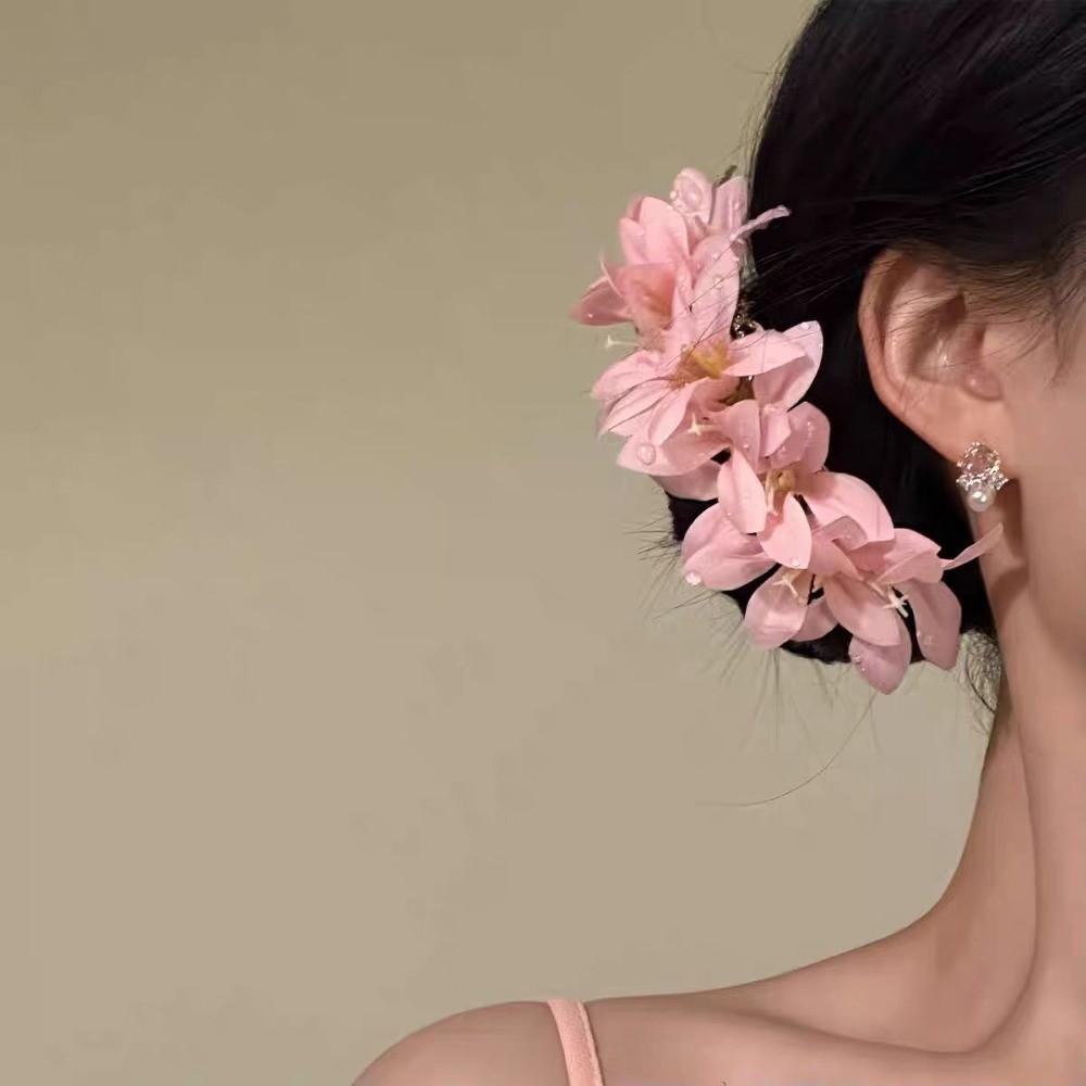 Fairy Flower Hair Stick Large Thai Hair Fork Headdress Chinese Style Side Clip Daily