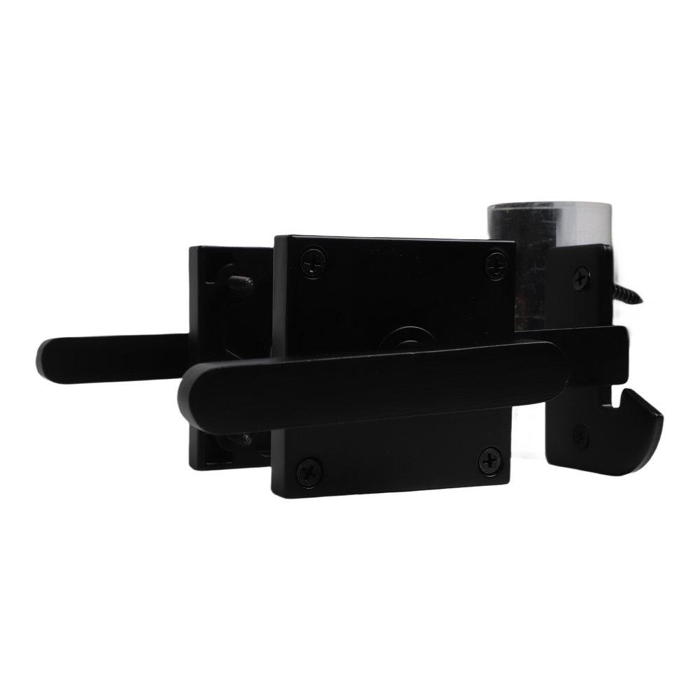 Child And Pet Safety Feature Aluminum Barn Door Latch Double-Sided Door Latch