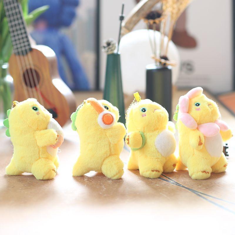 Восхитительный мини-плюшевый брелок в виде динозавра, мягкая и приятная на ощупь мультяшная кукла для сумок