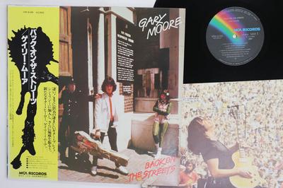 Виниловая пластинка GARY MOORE Back On The Streets VIM6185 MCA 1978 Япония Obi Рок Б/у