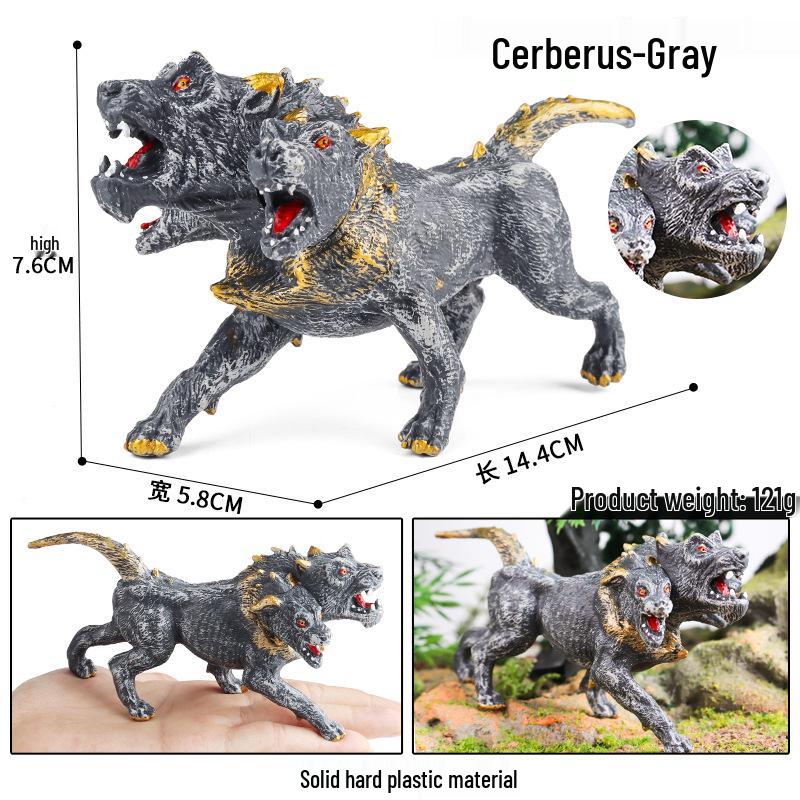 Dinosaur & Dragon Plastic Toy Set: Mythical Animal Figures for Kids