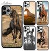 Чехол для телефона «Красивые лошади и закат» для iPhone 11 12 13 14 Pro Max mini XR XS SE 2020 7 8 Plus Samsung Galaxy S21 S22
