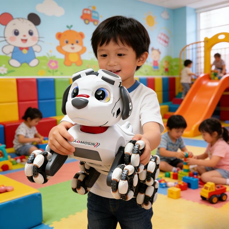 New Intelligent Electronic Remote Control 8-wheeled Robot Dog-stunt Pet Toy, Children's Toy Robot Dog Gives Children Gifts.