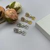 Буквы жемчужные серьги ювелирные изделия нишевый дизайн смысл винтажные серьги