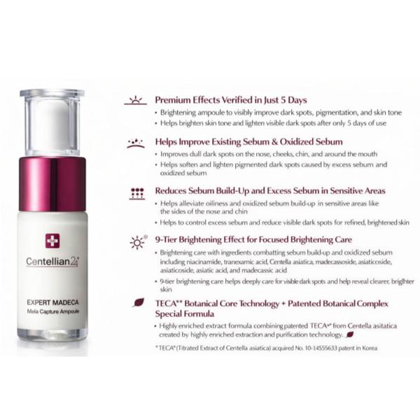 entellian24 Expert Madeca Mela Capture Ampoule RX- 28ml(4 Pods)