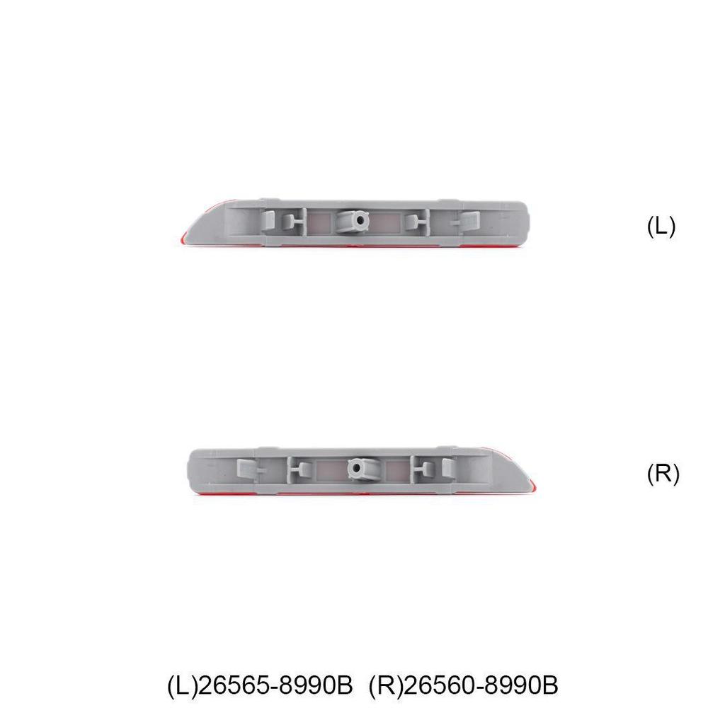 Совместимо с фонарем/отражателем заднего бампера Nissan Sylphy 2019-2023 годов 26565-8990B/26560-8990B.