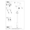 Lampa Wisząca Salixa 1 Gu10 Czarny  Lumilo 09.279.52
