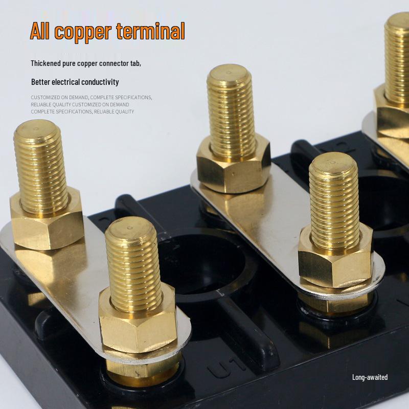 All-Copper Terminal Block Post Strip M12 (82x52, 70x45, 56x36)