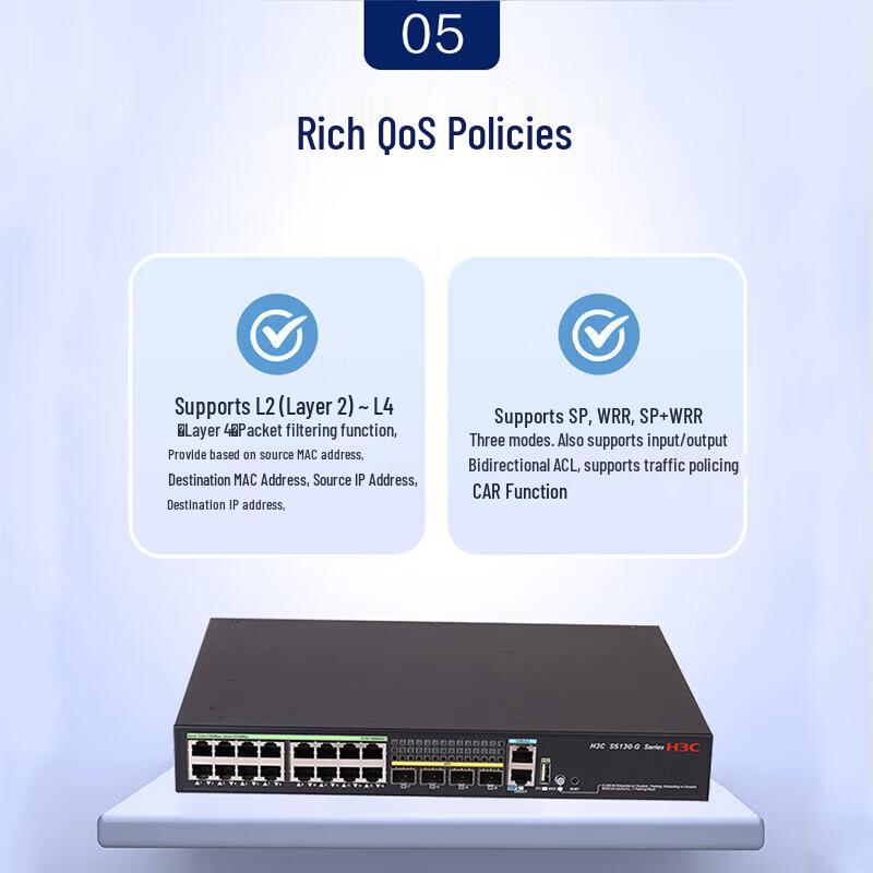 H3C S5130S Series Managed Network Switch
