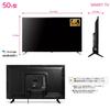 50 inch 4K compatible LCD TV SmartTV double tuner degree HDR10 compatible DTS Dolby VISION ATMOS AUDIO USB hard disk recording Google assist included