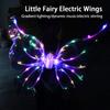 С Подсветкой Музыкой Светодиодные Электрические Крылья Бабочки Креативные Игрушки-Крылья для Маленькой Девочки Косплей
