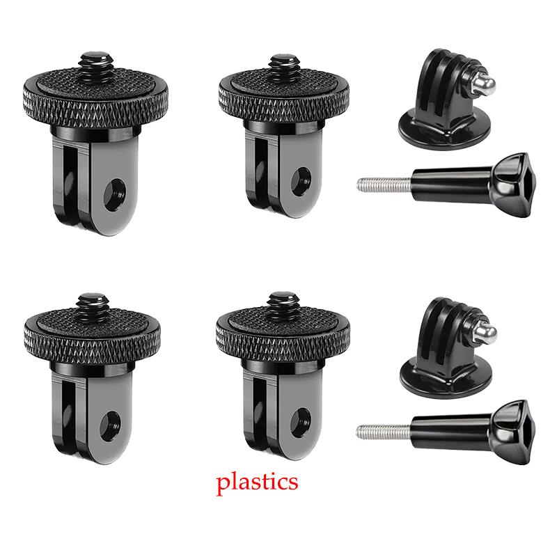 1'' inch Ball Head Adapter Tripod Adapter Mounts for Gopro 13/12/11/10/9 DJI OSMO Action 5/4 Insta360 X5/X4/3 Screw Adapter