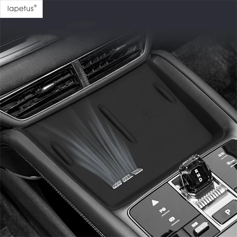 Для BYD Sealion 7 Sea lion 07 EV 2024 2025 Центральная беспроводная зарядка Защита Противоскользящая подставка Силиконовый гель Аксессуары для интерьера