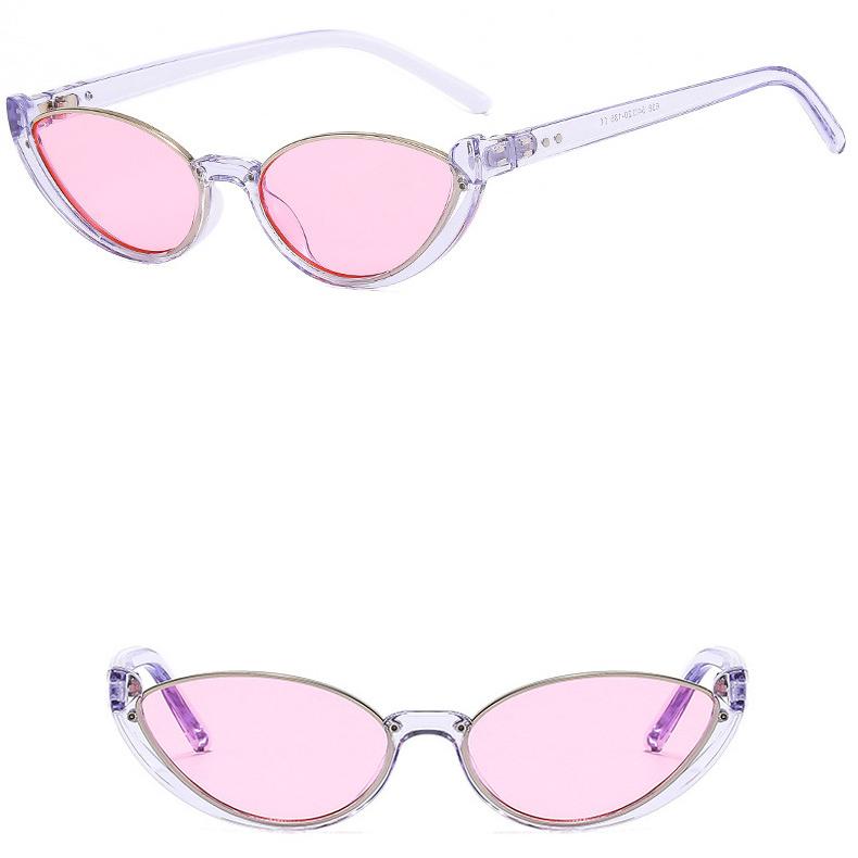 Жен. Очки для вождения в пригородных поездках Уличная стрельба Для вечеринок Защита от солнца Защита от ультрафиолета Мода Индивидуальность Ретро Хип-хоп Панк Солнцезащитные очки с кошачьим глазом