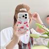 Позолоченный ремешок-сумка с вишней для чехла телефона iPhone 17, 16 Pro Max, 15, 14 - Ощущение высокого класса