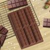 Силиконовая форма для шоколада с начинкой, квадратные формы для пищевого батончика, легко моющиеся, универсальные формы для выпечки домашних сладостей