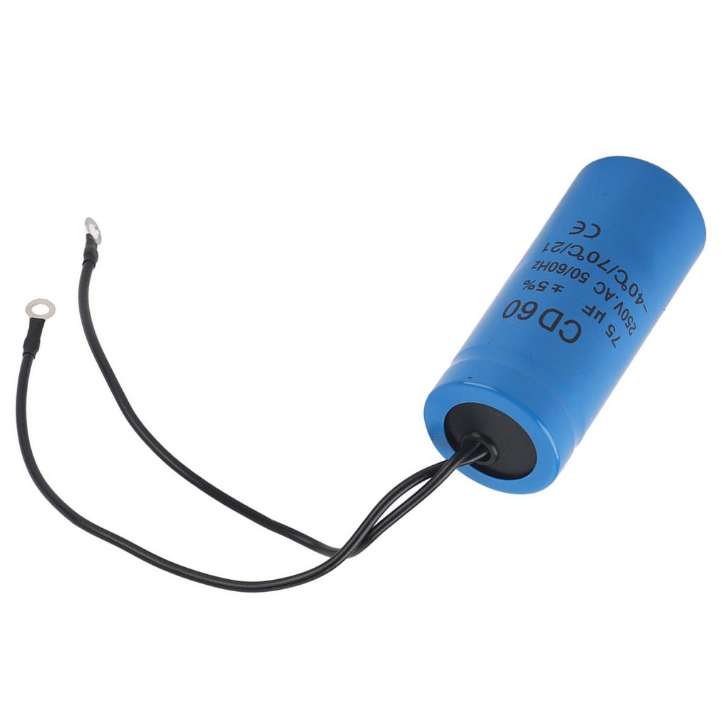 CD60 75 мкФ 250 В Конденсатор для работы и пуска двигателя переменного тока 75 мкФ Конденсатор для систем ОВКВ