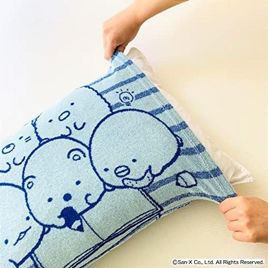 MORIPiLO Sumikko Gurashi Наволочка из полотенца Ящерица (Мягкая Удобная Эластичная Наволочка) 43x63 35x50см Универсальное Для родителей Детей Унисекс Милое