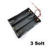 1/2/3/4 Slot Way 18650 Battery Storage Box Case DIY Batteries Clip 3.7v 1 2 3 4 Port  Holder Black Plastic Container  Lead 2Pin