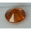 Natural Orange Sapphire Loose Gemstone Round Cut 9.75 ct September Birthstone for Gem Collections