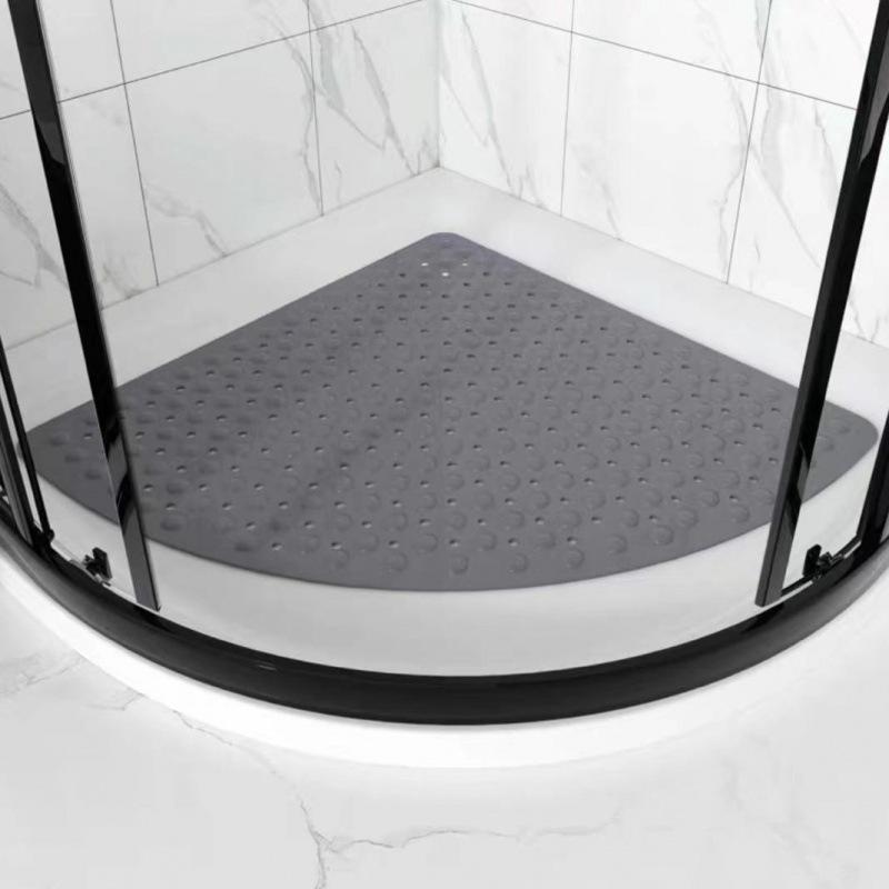 Массажный коврик для ванной комнаты с противоскользящим эффектом в форме веера