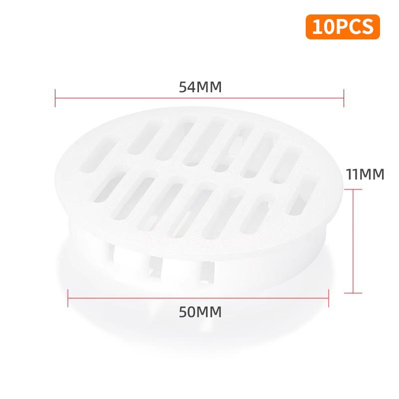 10 PCS Rectangular Breathable Mesh Plastic 35/50mm Ventilation Grille Cabinet Wardrobe Air Vent Wardrobes