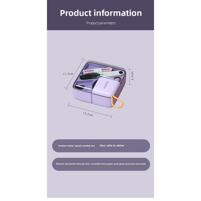 Новый Портативный Многофункциональный Швейный Набор Коробка для Иголок и Ниток для Использования в Общежитии и Дома Основные Инструменты для Шитья и Починки