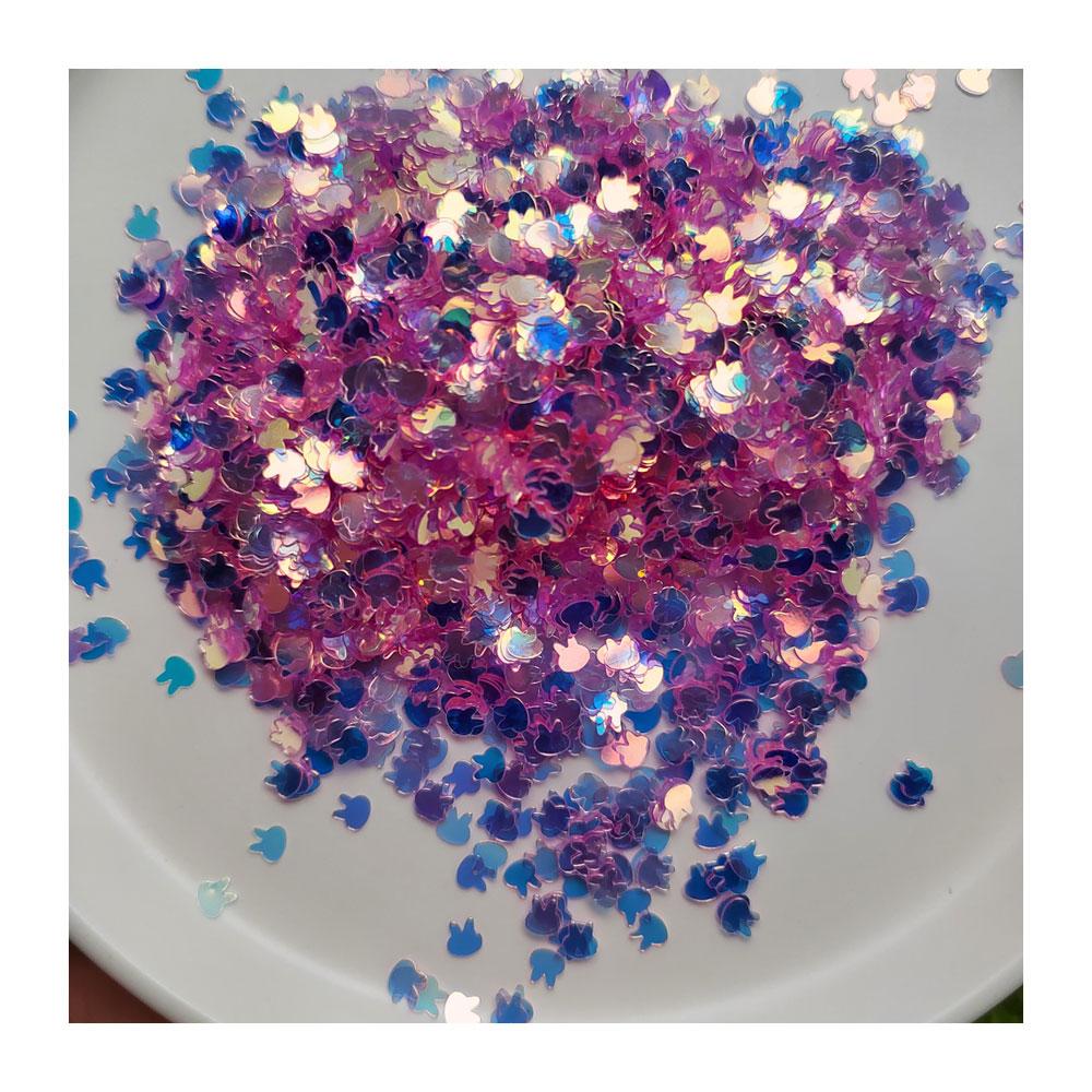 Easter Rabbit Sequins 3D Nail Art Jewelry Holographic Paillettes Festival Party Confetti Slime Sprinkles