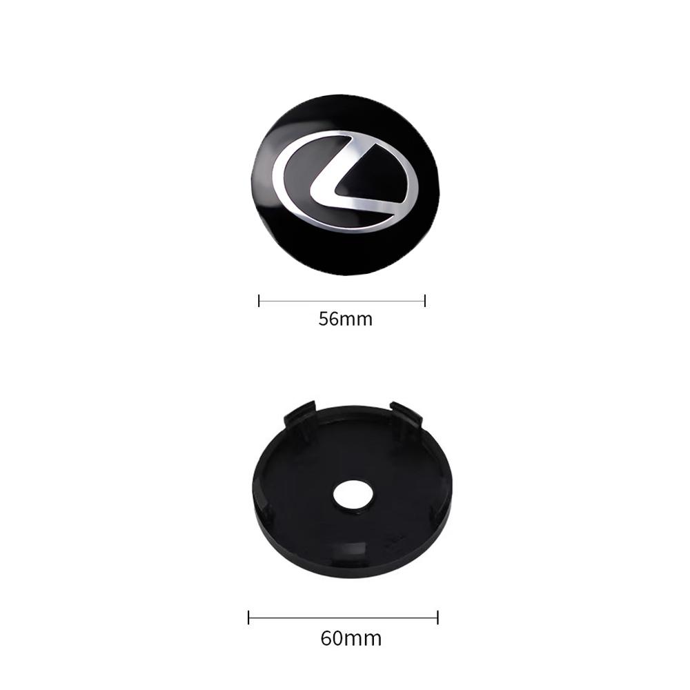 Original 56/60MM Car Wheel Center Cover Hub Cap Emblem Sticker for Lexus F Sport UX300h GS300 LS ES IS LX RX GS GX GX460 ES300 KLUWV1