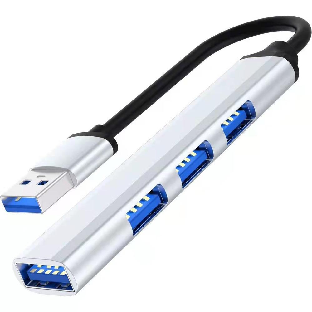 Расширения мини-USB-концентратора, 4-портовый USB-концентратор 3.0, концентратор 2.0, USB-адаптер, станция, ультратонкий портативный концентратор данных, USB-разветвитель
