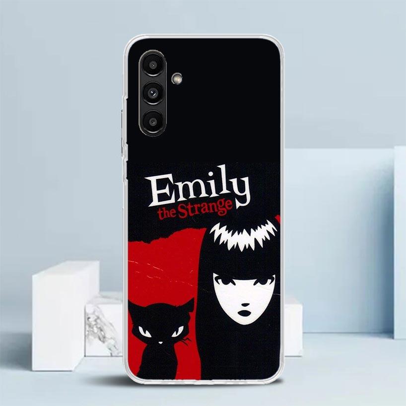 Чехол-комикс Emily The Strange для телефона Samsung Galaxy A17 A37 A57 A16 A26 A36 A56 A15 A14 A55 Чехол для телефона A13 A53 A25 A35 A24 A34 A23