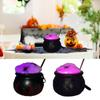 Creative Halloween Witches Pumpkin Cauldron Funny Halloween Desktop Ornaments  Haunted House