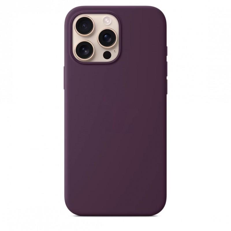 Магнитный чехол-защелка для iPhone 16 Pro Max, задняя крышка из жидкого силикона, противоударный, защита от отпечатков пальцев, тонкий дизайн