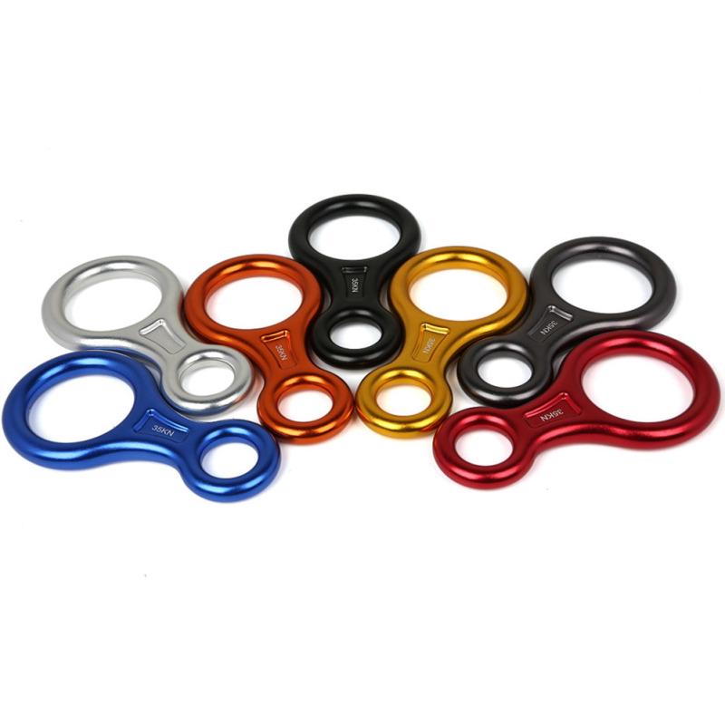 Устройство контроля спуска 8-образного спуска для скалолазания на открытом воздухе для скалолазания